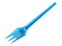 Plastic Blue Spoon Fork