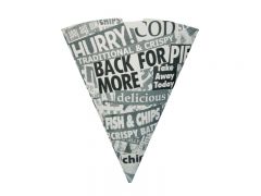 Newsprint Chip Cones