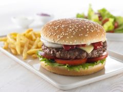 Eurobun 5" Gourmet Burger Bun 6 x 8 – Americana 1039 Case-48