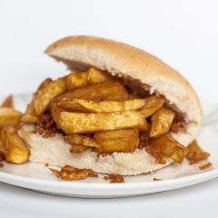 Friars White Round Roll Case 40