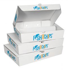 Hook and Fish Wide 2 Compartment Boxes