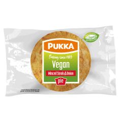 Pukka Wrapped & Baked Vegan Mince Steak & Onion Pie
