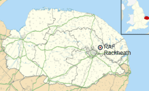 Norwich Rackheath map